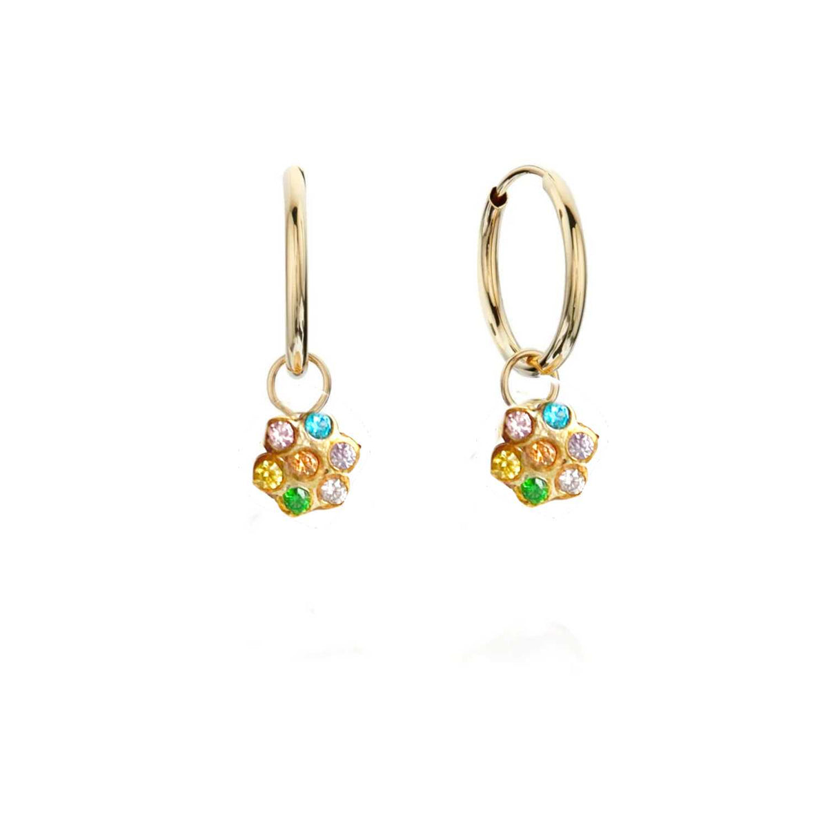 Sundance Gemstone Hoop Earrings